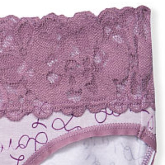 XL Love ❤️ VS Lace-Waist High-Leg Brief 💕 - Picture 13 of 16